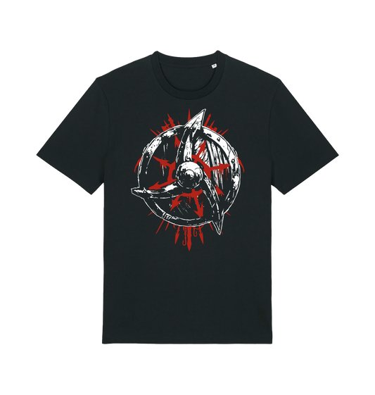 Black Printed T-shirt Front