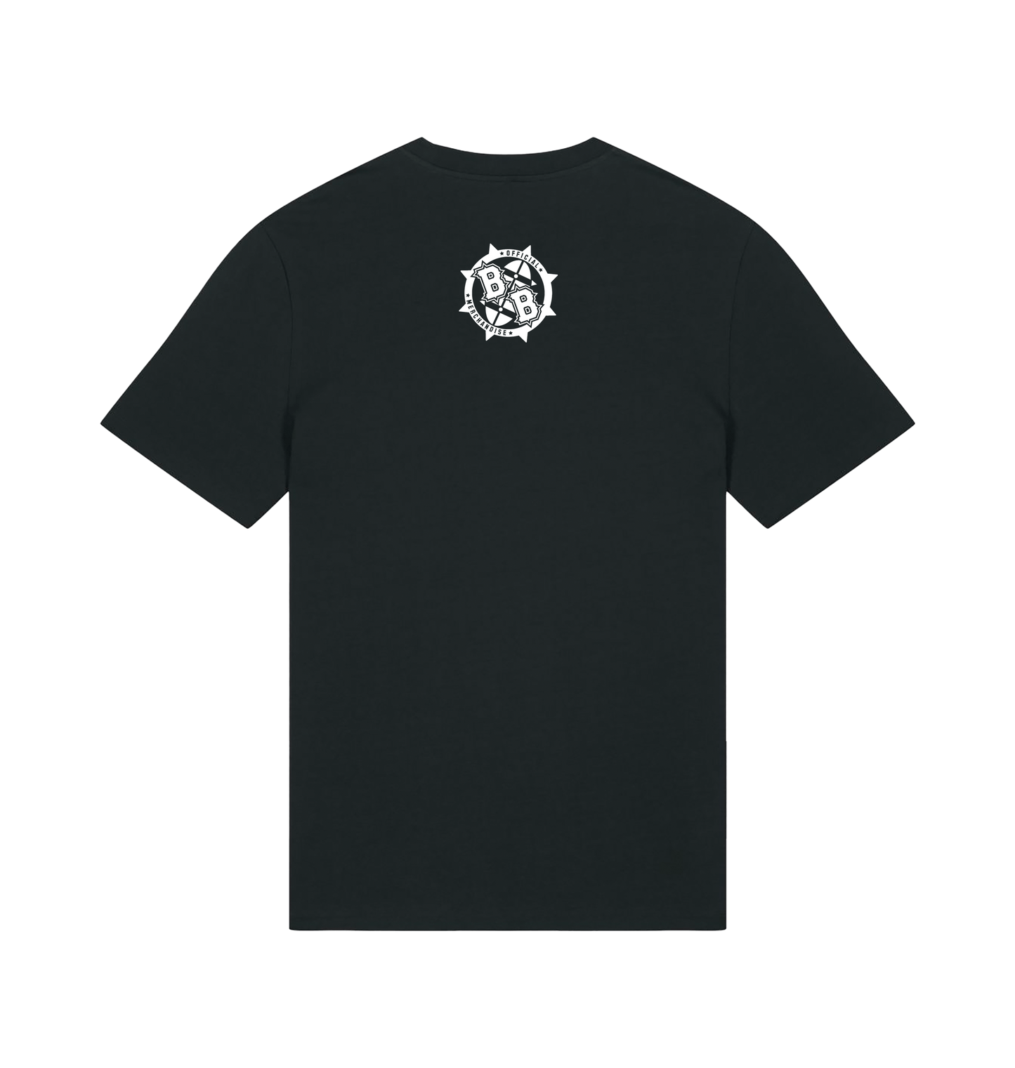 Black Printed T-shirt Back