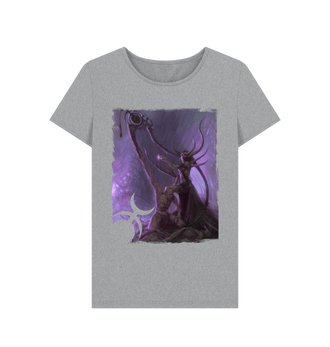 Athletic Grey Slaanesh Infernal Enrapturess Fitted T Shirt