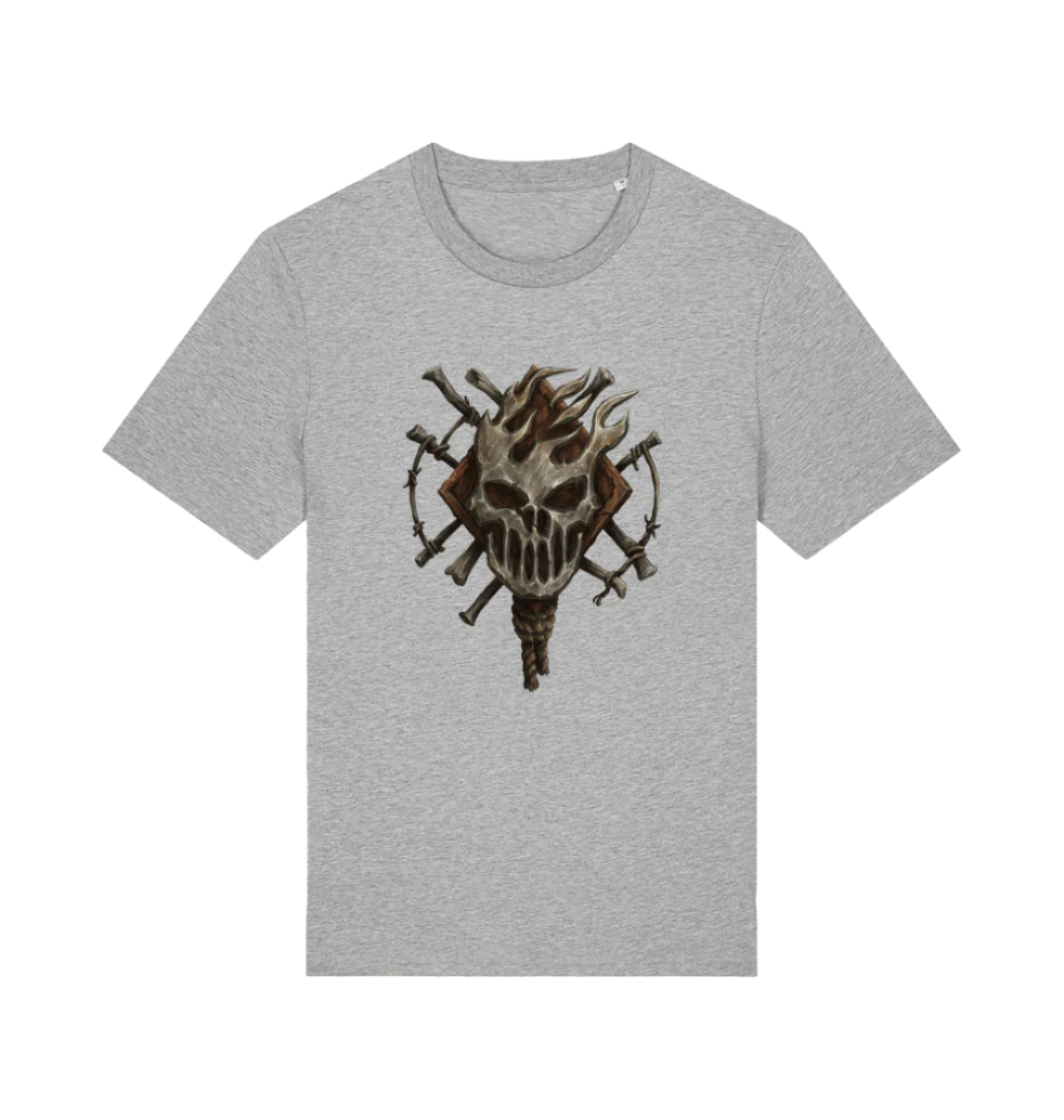 Heather Grey Printed T-shirt