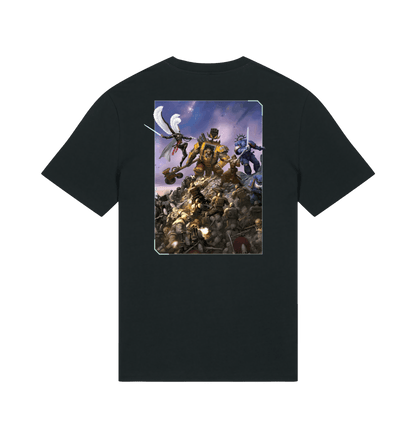 Black Printed T-shirt Back