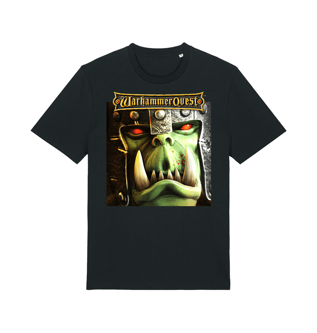Black Printed T-shirt Front