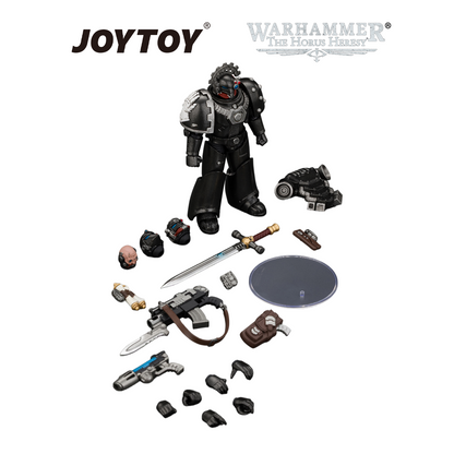 JOYTOY Warhammer The Horus Heresy - Iron Hands, MKVI Tactical Sergeant (1/18 Scale) Preorder USA