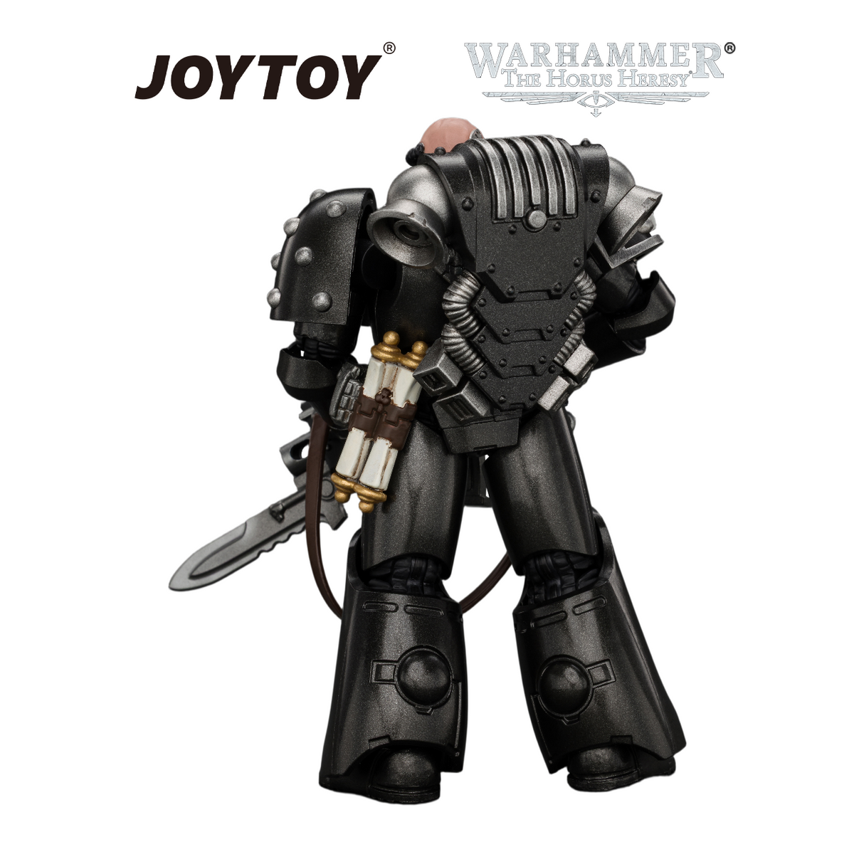 JOYTOY Warhammer The Horus Heresy - Iron Hands, MKVI Tactical Sergeant (1/18 Scale) Preorder USA