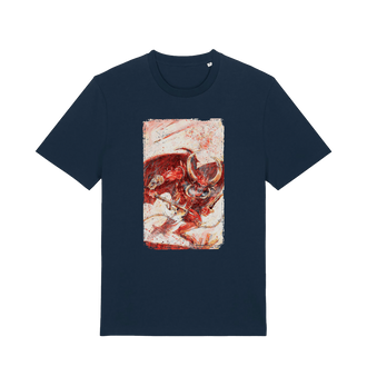 French Navy Printed T-shirt