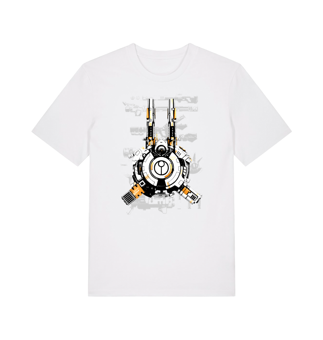 White Printed T-shirt Front