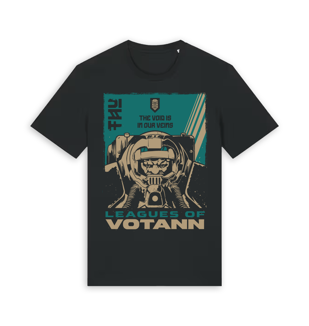 Black Printed T-shirt Front