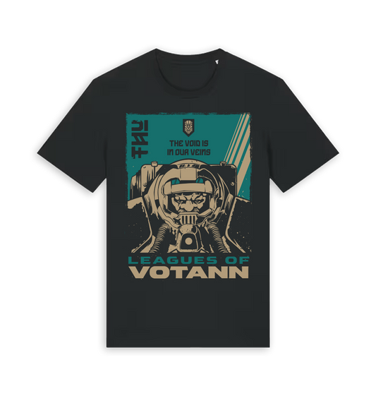 Black Printed T-shirt Front