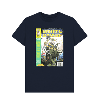 Navy Blue White Dwarf Issue 206 T Shirt