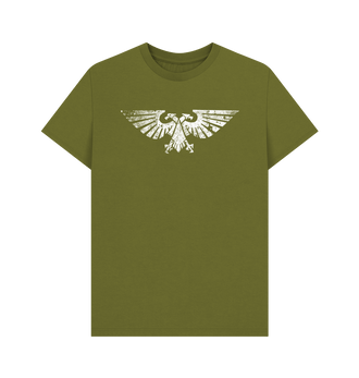 Moss Green Aquila Battleworn Insignia T Shirt