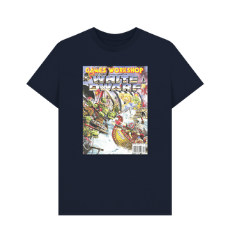 Navy Blue White Dwarf Issue 160 T Shirt