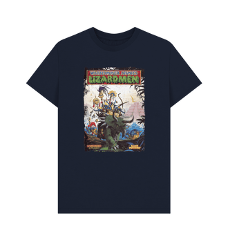 Navy Blue Warhammer Fantasy Battle 5th Ed. - Warhammer Armies: Lizardmen T Shirt