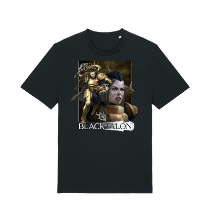 Black Printed T-shirt Front