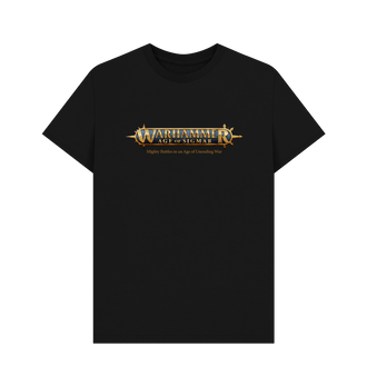 Black Premium Warhammer Age of Sigmar Logo T Shirt