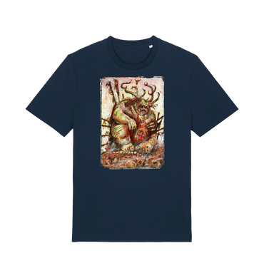 French Navy Printed T-shirt
