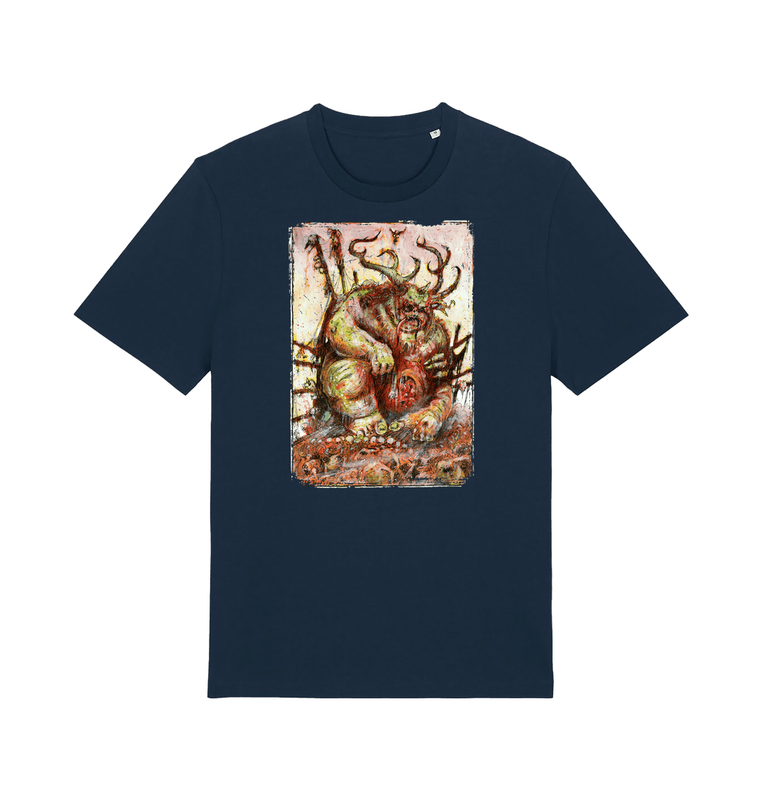 French Navy Printed T-shirt