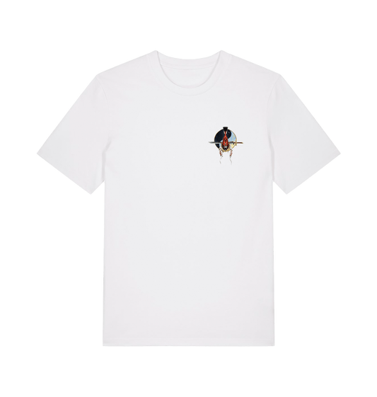 White Printed T-shirt Front