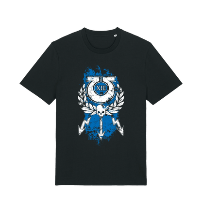 Black Printed T-shirt Front