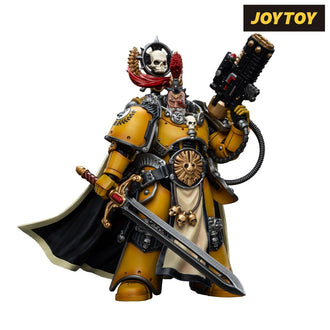 As shown JoyToy Warhammer The Horus Heresy Action Figure - Imperial Fists, Legion Praetor with Power Sword (1\/18 Scale)