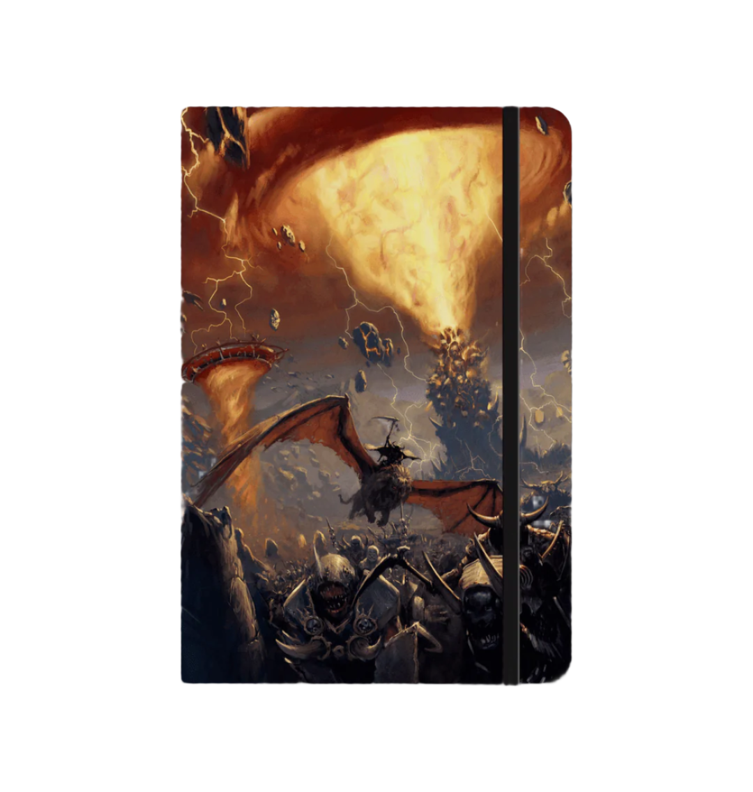 Black Warhammer The Old World Warriors of Chaos - Rise of Naggash Notebook