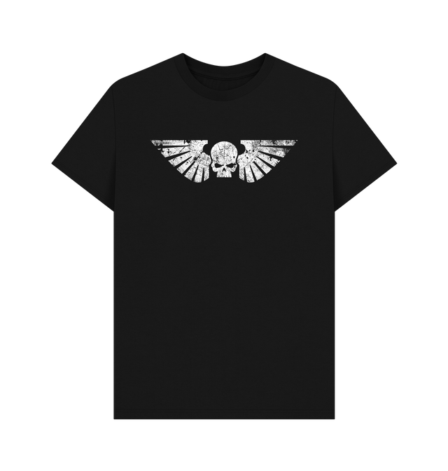 Black Astra Militarum Battleworn Insignia T Shirt