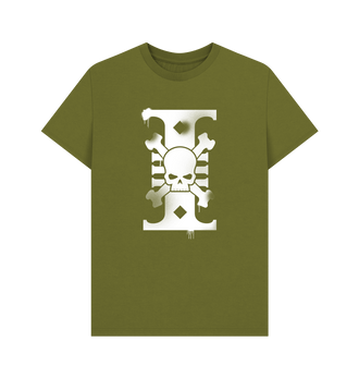 Moss Green Deathwatch Graffiti Insignia T Shirt