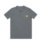 Heather Grey Black Legion Polo Shirt