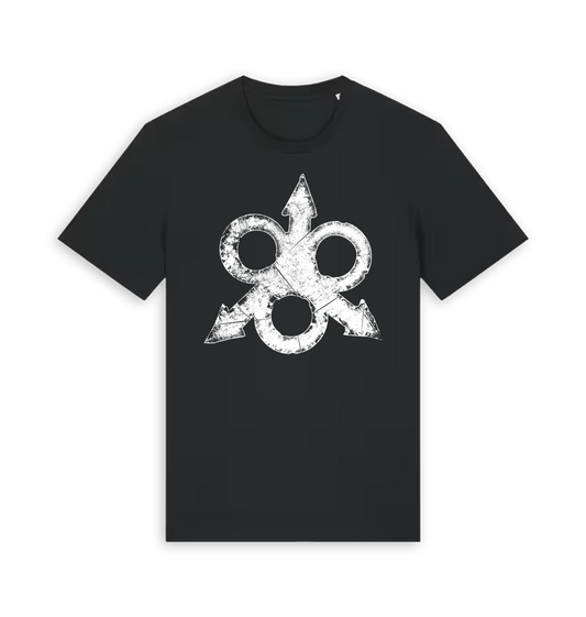 Black Printed T-shirt Front
