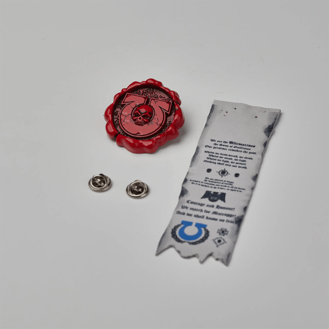 As Shown Pin Badge Front