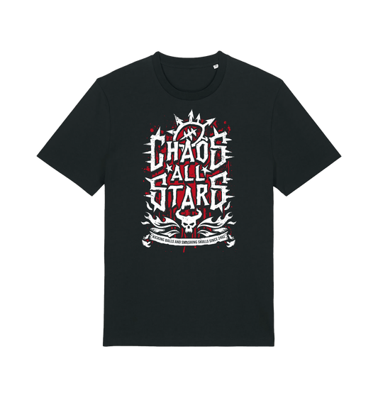 Black Printed T-shirt Front