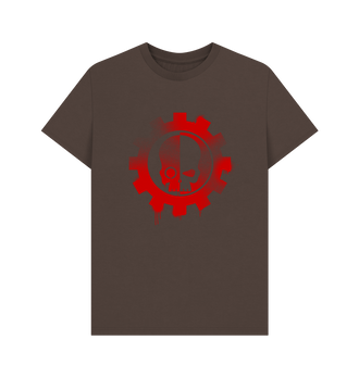 Chocolate Adeptus Mechanicus Graffiti Insignia T Shirt