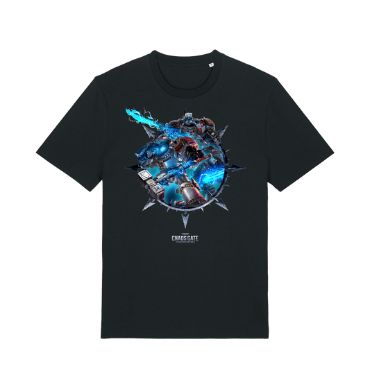 Black Printed T-shirt Front