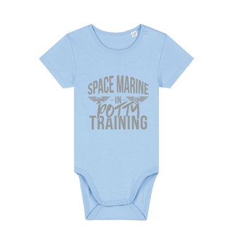 Blue Soul Printed baby grow
