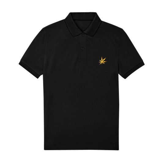 Black Polo Shirt Front