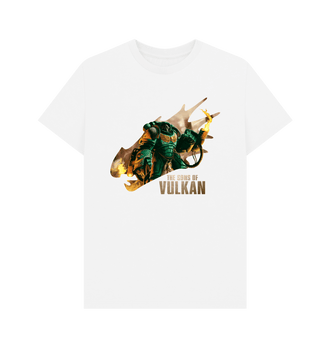 White Salamanders 'Sons of Vulkan' White T Shirt