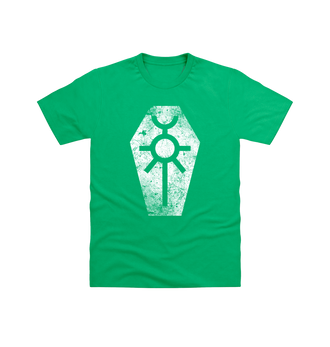 Irish Green Necrons Battleworn Insignia T Shirt