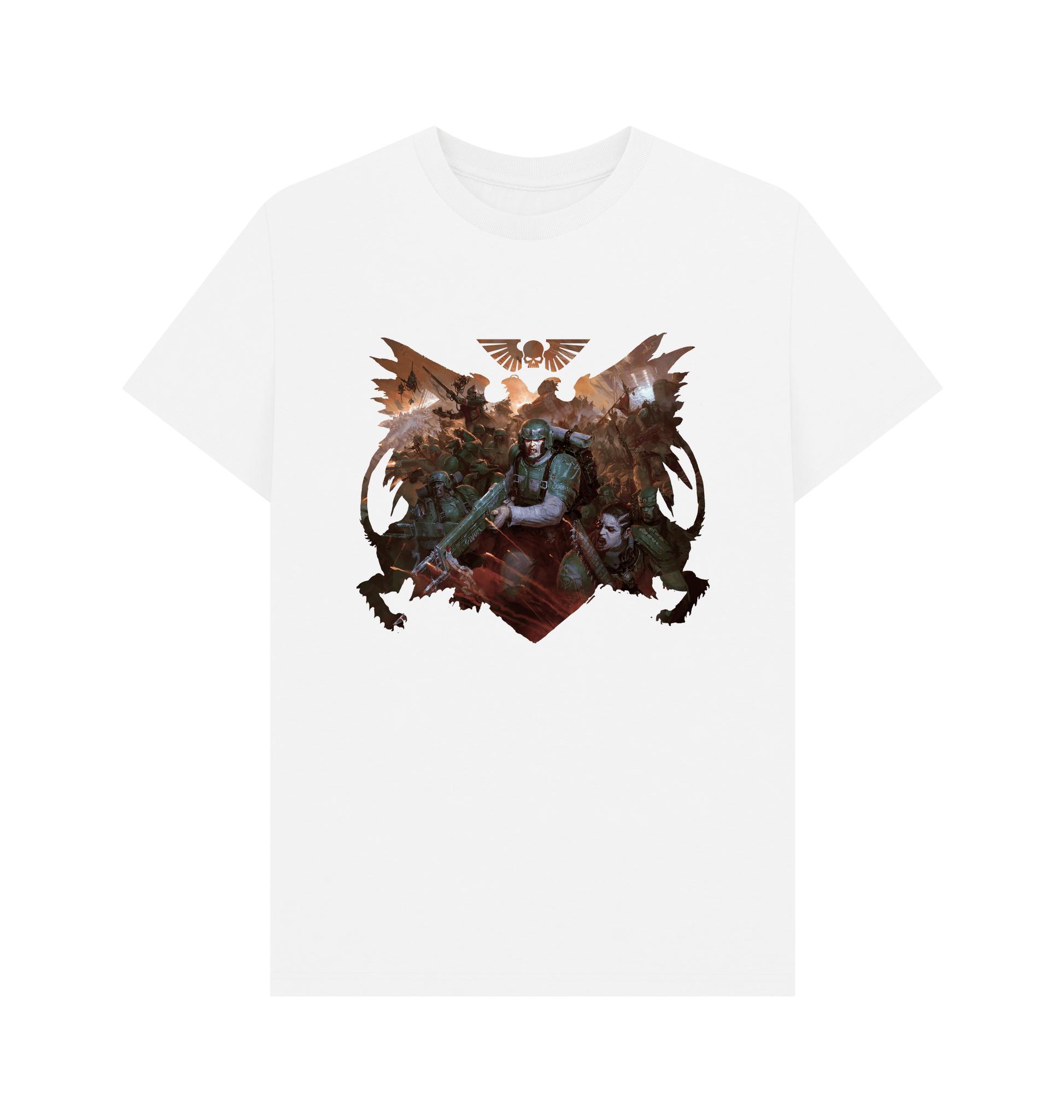 White Astra Militarum - Hammer of the Emperor White T Shirt