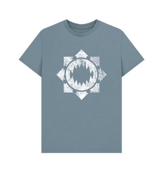 Stone Blue World Eaters Battleworn Insignia T Shirt