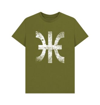 Moss Green Harlequins Battleworn Insignia T Shirt