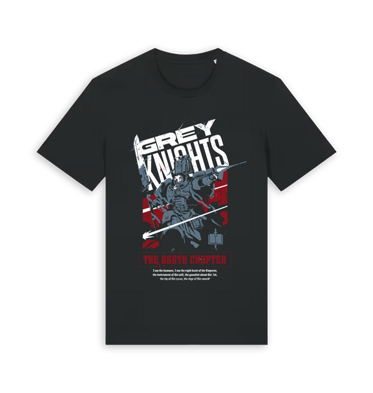 Black Printed T-shirt Front