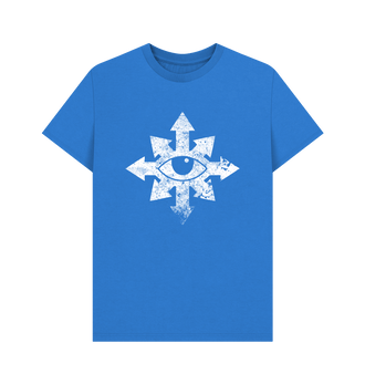 Bright Blue Black Legion Battleworn Insignia T Shirt