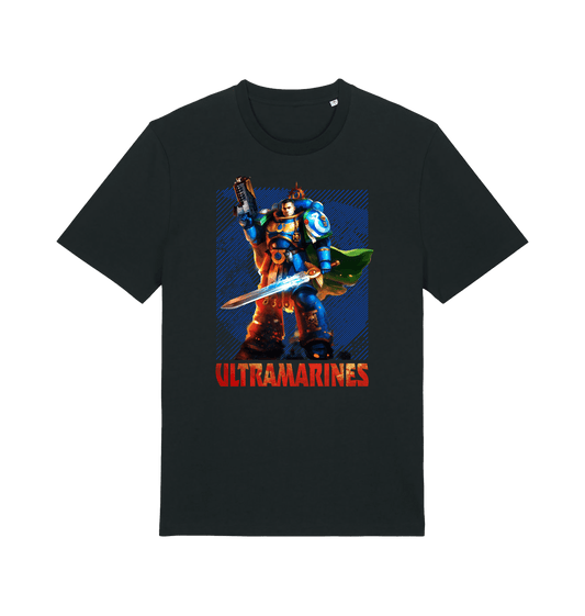 Black Printed T-shirt Front