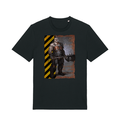 Black Printed T-shirt Front