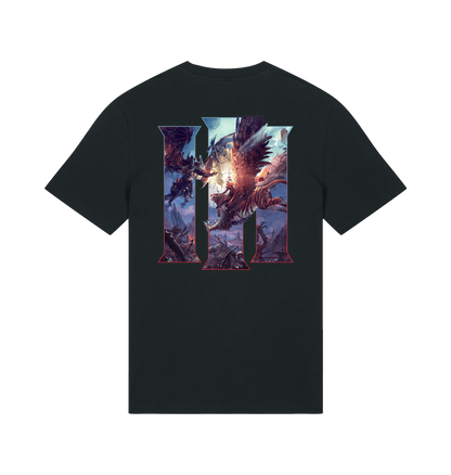 Black Printed T-shirt Back