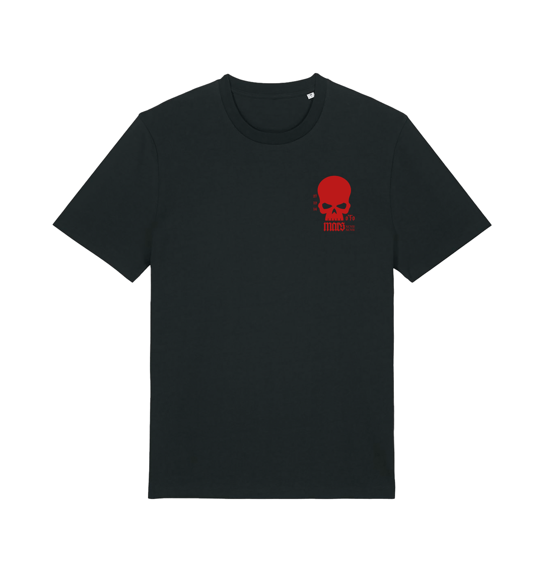 Black Printed T-shirt Front