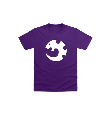 Purple Printed Kids T-Shirt