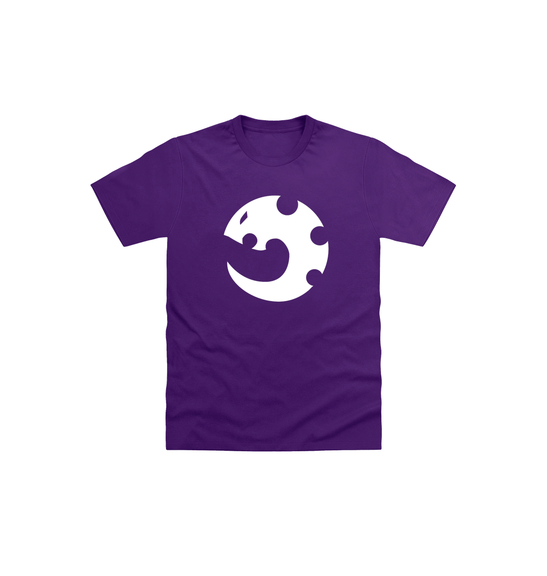 Purple Printed Kids T-Shirt
