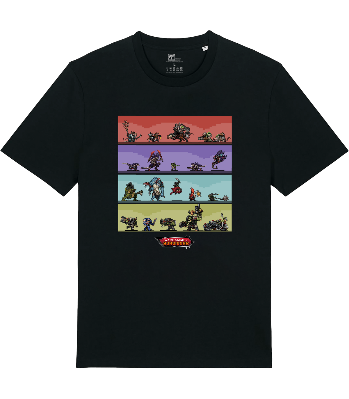 Warhammer Survivors: Four Battles T Shirt