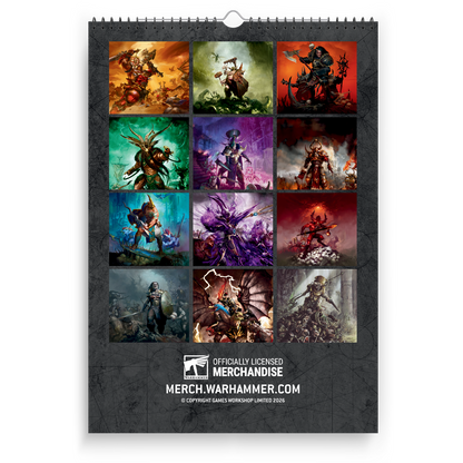 Warhammer Age of Sigmar Grand Alliance Chaos 2026 Calendar Preorder