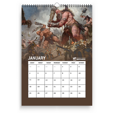Warhammer Age of Sigmar Grand Alliance Destruction 2026 Calendar Preorder